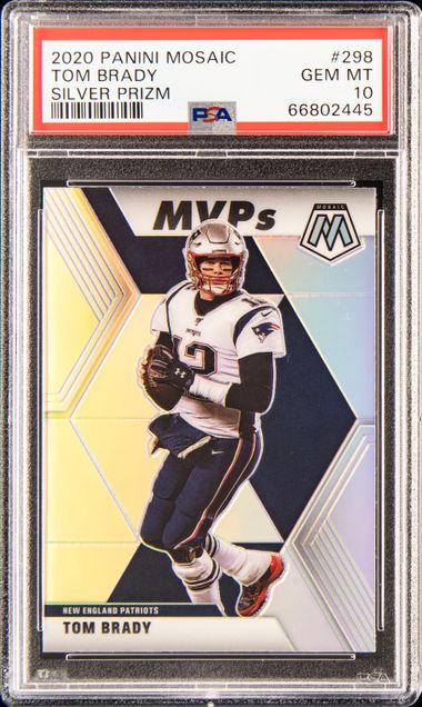 Tom Brady 2020 Panini Mosaic Mosaic Camo Pink #135 (PSA 10)