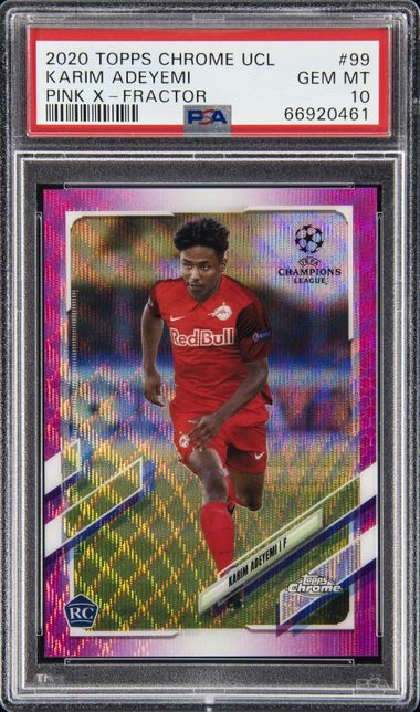 2020-21 Topps Chrome UEFA Champions League Pink X-Fractor #99