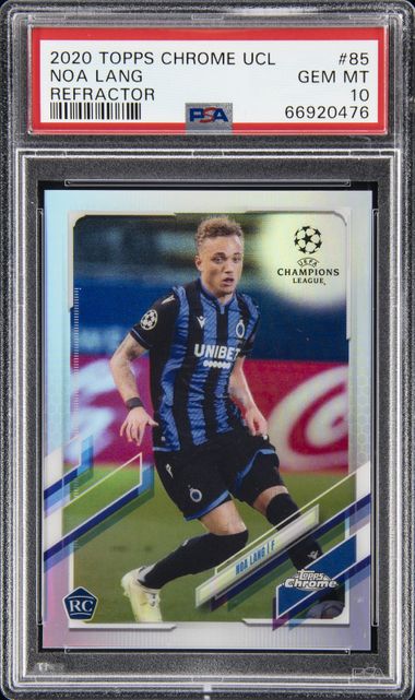 2020-21 Topps Chrome UEFA Champions League Refractor #85 Noa Lang