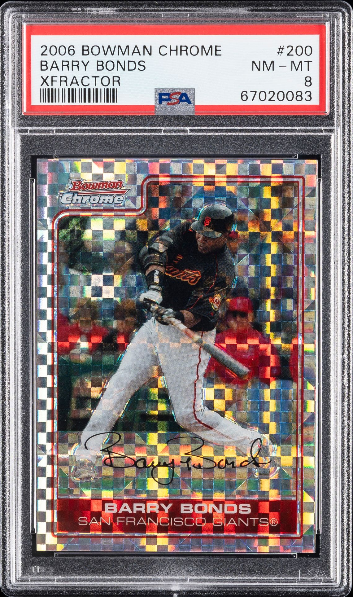 BONDS BOWMAN CHROME 2006