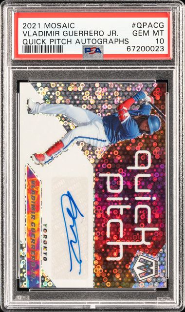 Vladimir Guerrero Jr. Autographed 2022 Topps Card #109 Toronto