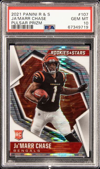 JA'MARR CHASE - 2021 ROOKIES AND STARS #107 RC