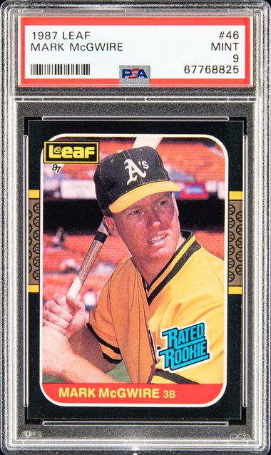 Mark Mcgwire rookie card