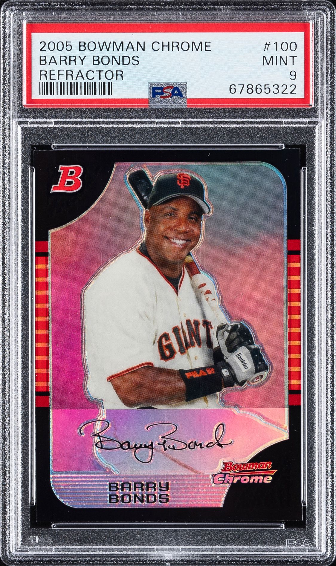 BONDS BOWMAN CHROME 2005