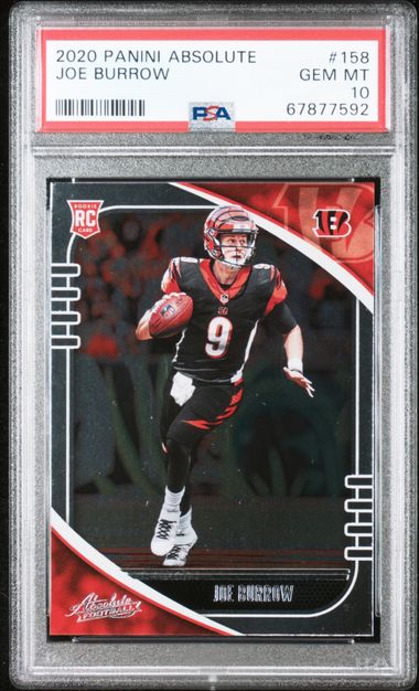 JOE BURROW 2020 Panini Absolute Football Rookie Card