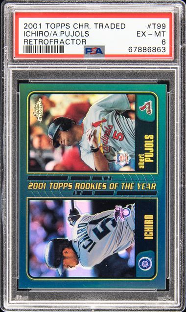  2001 Topps Traded Baseball #T99 Ichiro Suzuki/Albert