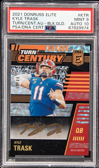 2021 Panini Donruss Elite Turn Of The Century Autographs Black