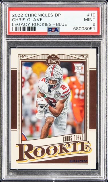 2022 Panini Chronicles Draft orders Spectra Auto Chris Olave 29/29