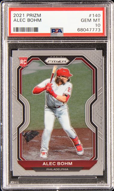 2021 Panini Prizm #140 Alec Bohm RC Rookie Philadelphia Phillies