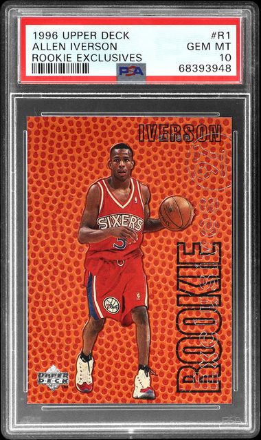 アレンアイバーソン NBAカード96-97Upper Deck UD3 PSA9