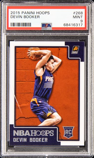 2015 Panini Hoops 268 Devin Booker – PSA MINT 9 on Goldin Auctions