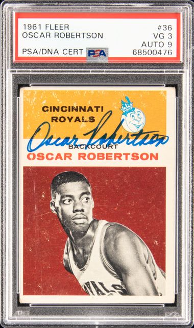 Oscar Robertson Autographed Cincinnati Royals Jersey (PSA)