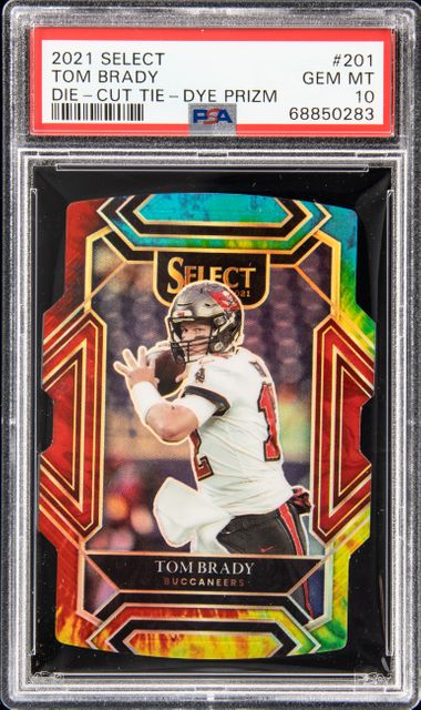 Tom Brady Die Cut Prizm 