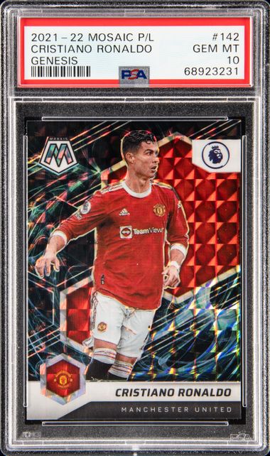 2021-22 Panini Prizm EPL Cristiano Ronaldo Card #283