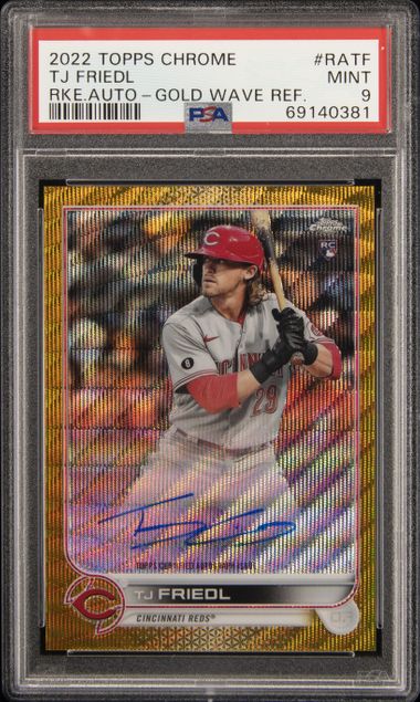 2022 Topps Chrome Rookie Autographs Gold Wave Refractor #RA-TF TJ