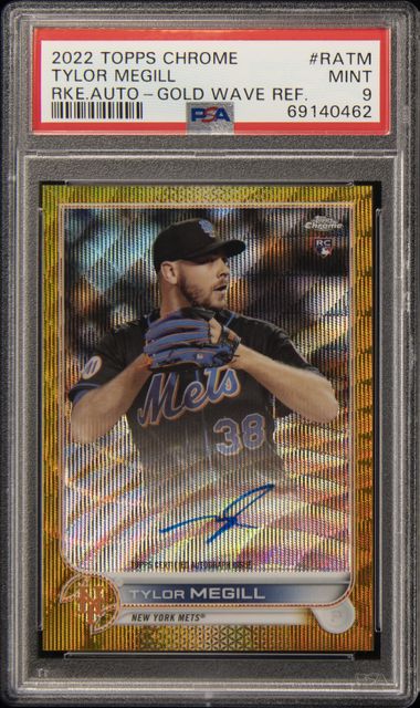 Tylor Megill 2022 Topps Chrome Rookie Auto - Refractor #RA-TM