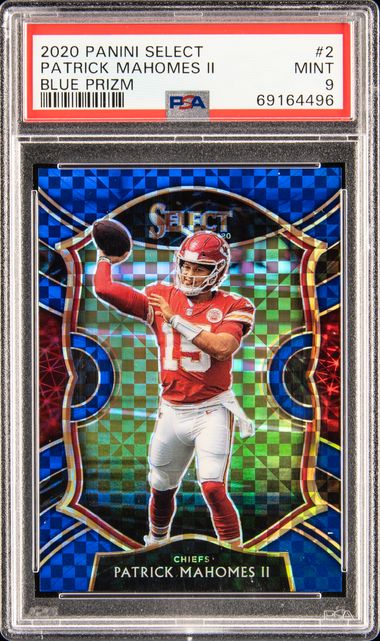 Patrick Mahomes II 2020 Panini Select Series Mint Card #130