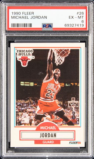 Fleer 90 best sale michael jordan 26