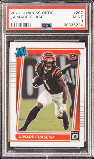 Ja'Marr Chase 2021 Panini Prizm Draft Picks #162 C