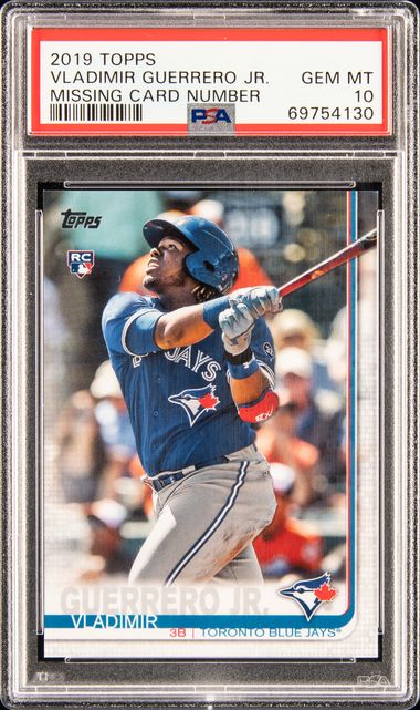 Vladimir Guerrero Jr. Autographed 2022 Topps Card #109 Toronto