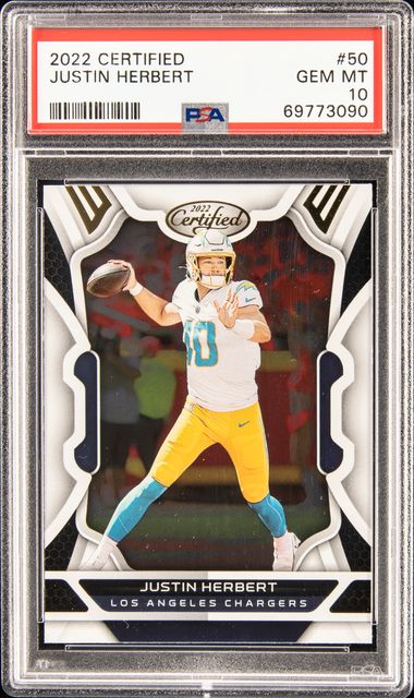 Justin Herbert Signed Los Angeles Chargers #162 Funko Pop – PSA/DNA GEM MT  10 on Goldin Auctions