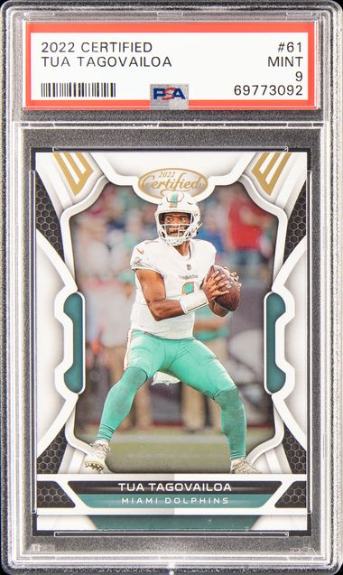 2020 Panini Chronicles Prizm Black Silver #PB-2 Tua Tagovailoa Rookie Card  - PSA MINT 9 on Goldin Auctions