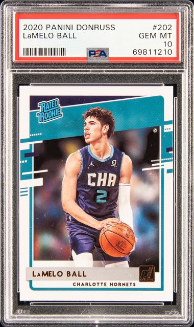 2020-21 Panini Select Red White Orange Shimmer #63 LaMelo Ball Rookie Card  - PSA MINT 9 on Goldin Auctions