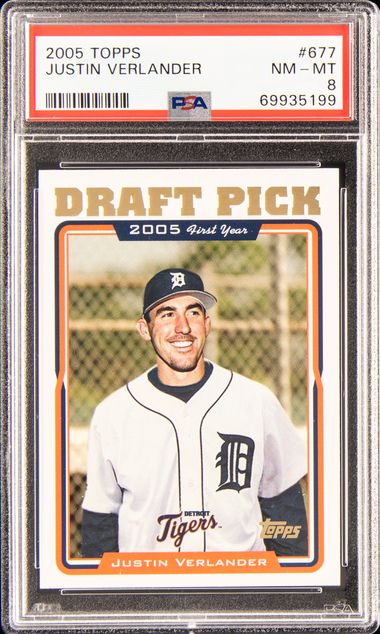 2005 Topps Justin Verlander 1St Edition