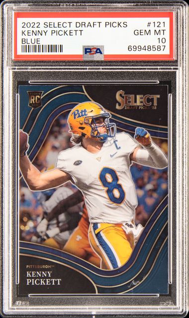 2022 Panini Select Draft Picks Blue 23 Kenny Pickett – PSA GEM MT 10 on  Goldin Auctions