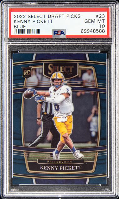 2022 Panini Select Draft Picks Blue 23 Kenny Pickett – PSA GEM MT 10 on  Goldin Auctions