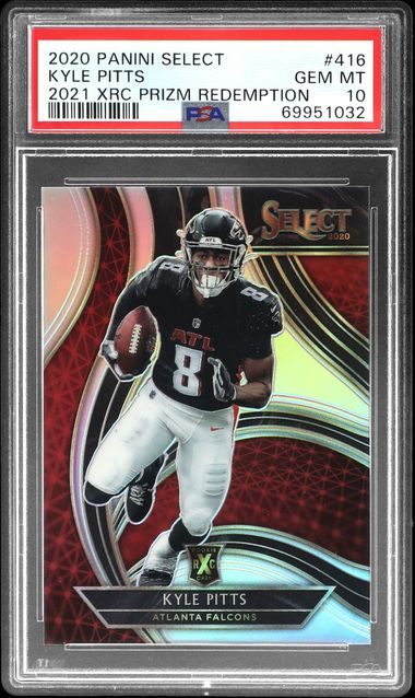 Kyle Pitts 2021 Panini Chronicles Select Draft Picks Silver Prizm Rookie  Card #275