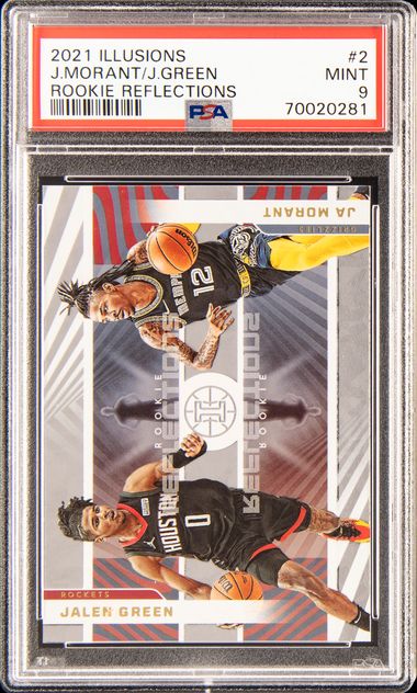 2021 Panini Illusions Rookie Reflections 2 Ja Morant/Jalen Green