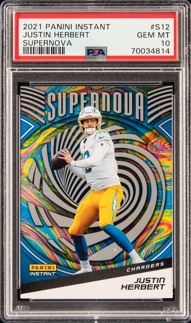 2021 Panini Instant Supernova Football Cards and Rookie Cards