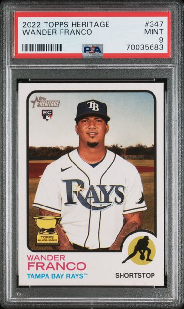 WANDER FRANCO (14) Card Rookie Lot - Tampa Bay Rays