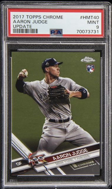 Aaron Judge Rookie 2017 Topps Chrome Update #HMT40, ASG, Yankees