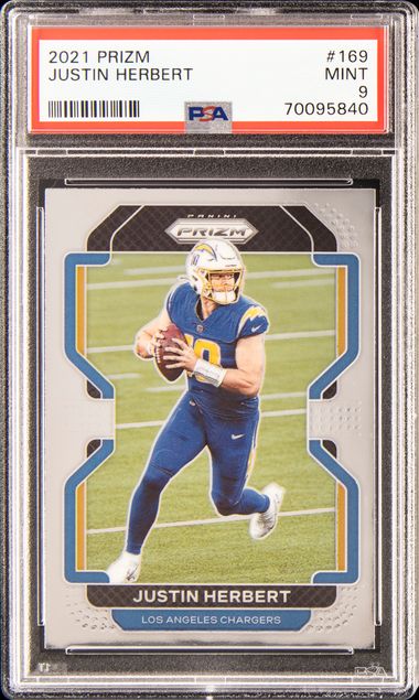 2021 Panini Donruss Optic Justin Herbert #47 Los Angeles Chargers