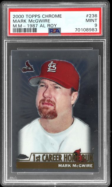 Mark McGwire 1987 ROOKIE CARD LOT TOPPS DONRUSS FLEER GLOSSY ALL