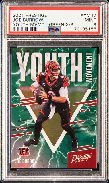 : 2021 Panini Prestige Youth Movement #YM-17 Joe Burrow :  Collectibles & Fine Art