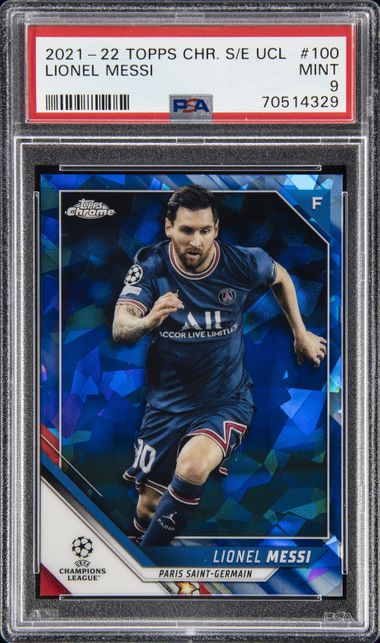 2021-22 Topps Chrome UEFA Champions League Sapphire Edition #100 