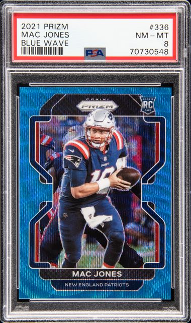 2021 Panini Chronicles Prizm Black Signatures #PB-5 Mac Jones Signed Rookie  Card - PSA Authentic, PSA/DNA GEM MT 10 on Goldin Auctions