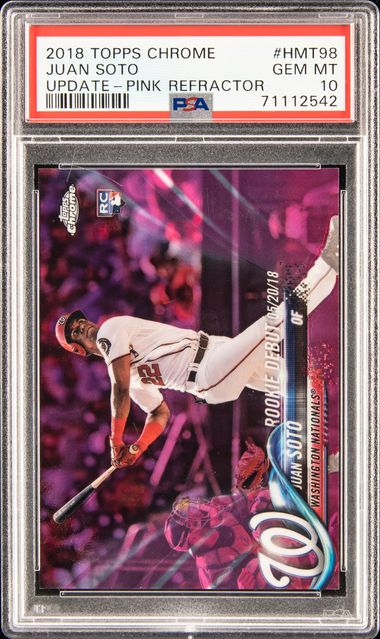 2018 Topps Chrome White Jersey-Refractor 72 Ozzie Albies – PSA GEM MT 10 on  Goldin Auctions