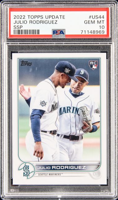 2022 Topps Update #US44 Julio Rodriguez Rookie Card – PSA GEM MT 10 on  Goldin Auctions