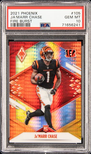 : 2021 Panini Prizm Ja'Marr Chase Silver Prizm Refractor