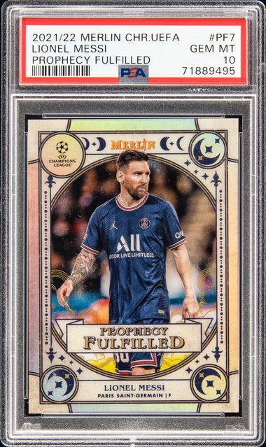 2021-2022 Topps Merlin Chrome Uefa League Prophecy Fulfilled Pf7