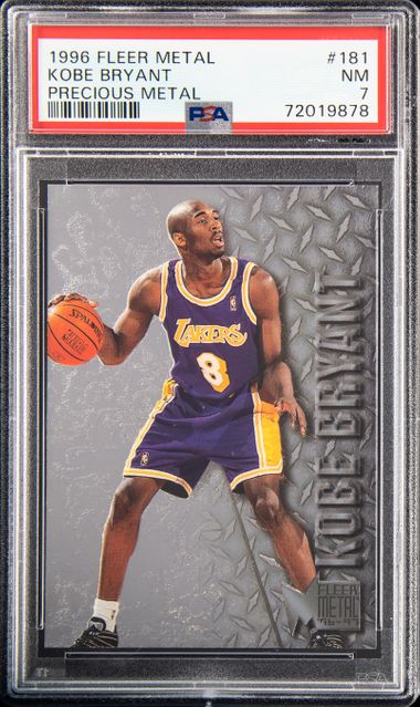 Fleer kobe bryant rookie hot sale card