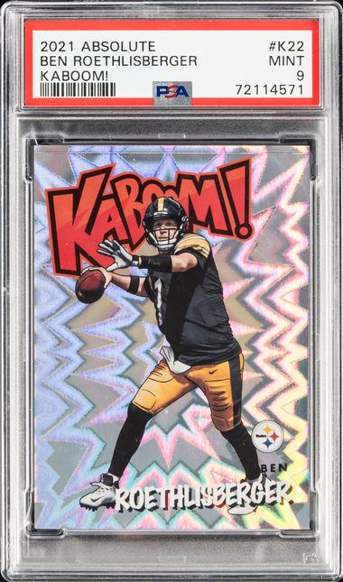 2021 Panini Absolute Kaboom! #K17 Joe Montana - PSA 9 on Goldin