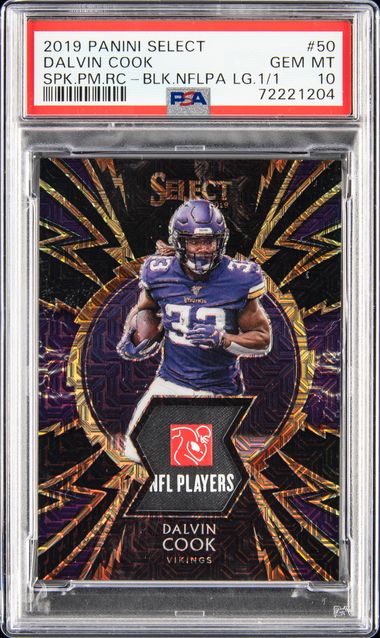 James & Dalvin Cook, 2022 Panini Illusions, Rookie Idols, Dual Jersey  Relic