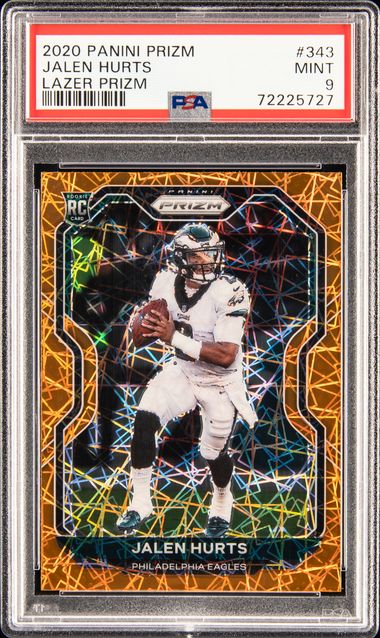 Sold at Auction: 2020 Panini Prizm Black Jalen Hurts RC