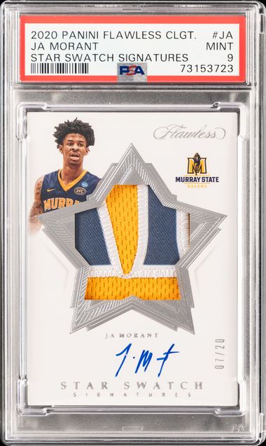 2020-21 Panini Flawless Collegiate Star Swatch Signatures #SSS-JA