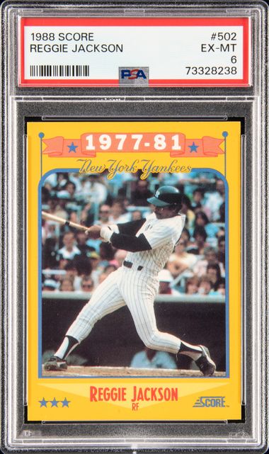 Reggie Jackson Oakland Athletics 1969 Topps #260 Rookie Card (PSA 5)